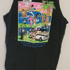 Sketchy Tank top print